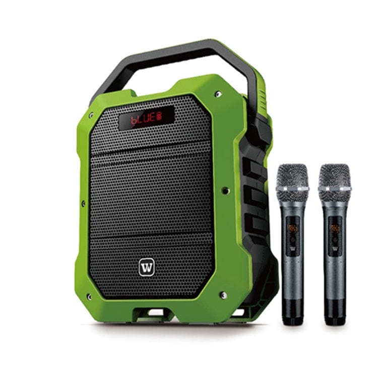 WinBridge K10 Portable PA System  With 2 Wireless Handheld Mic 80W