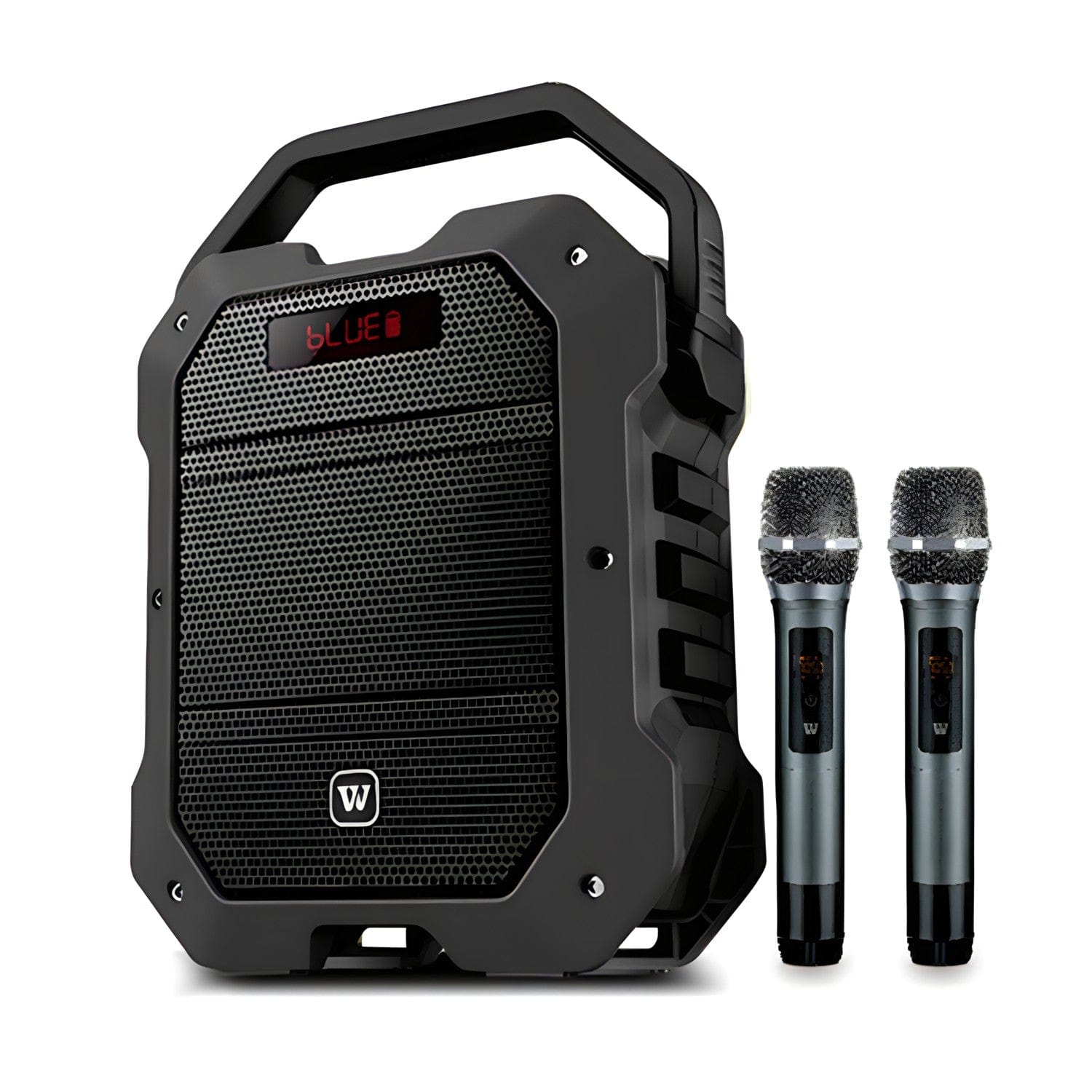 WinBridge K10 Portable PA System  With 2 Wireless Handheld Mic 80W