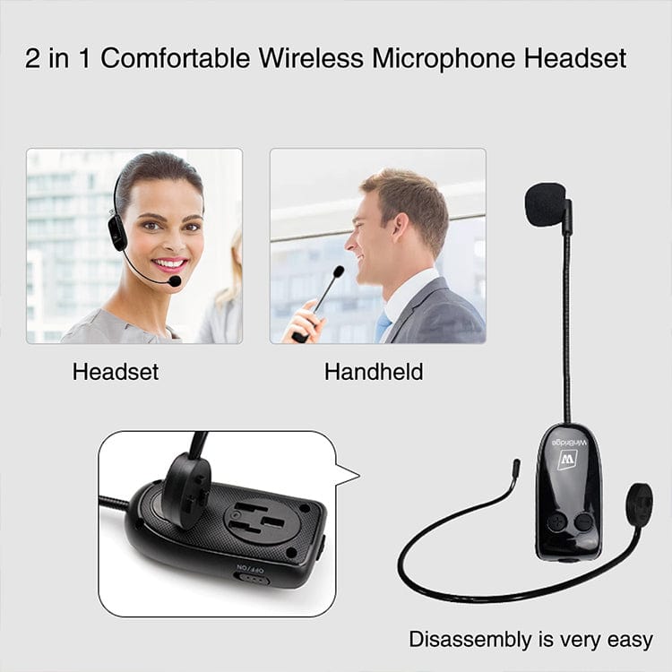 WinBridge S278 Portable Loudspeaker  Voice Amplifier  with Wireless Microphone