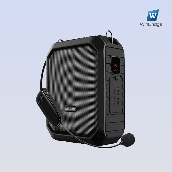 WinBridge M800 Portable Voice Amplifier With UHF Microphone Headset Wireless 18W