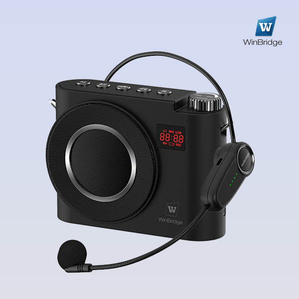 WinBridge S388 Rechargeable Bluetooth with Wireless Headset Microphone 20 Watt for Teachers